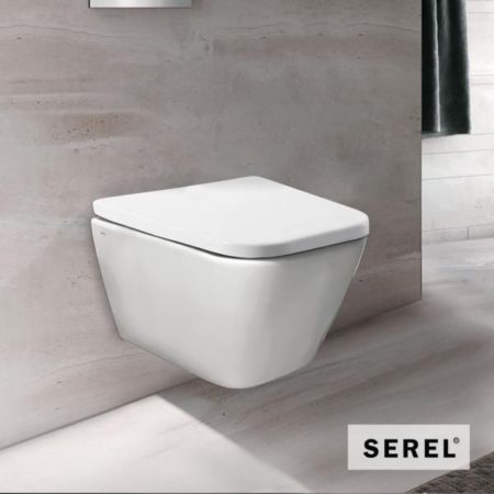 Κομπλέ Κρεμαστή Λεκάνη RT26 RIMLESS+ΚΑΛ.ZT00C SOFT-CLOSE SEREL WHITE