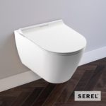 Κομπλέ Κρεμαστή Λεκάνη SP26 RIMLESS+ΚΑΛ.9001SC SLIM SOFT-CLOSE SEREL WHITE