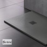 Ντουζιέρα+Βαλβίδα SLATE 120x80 SIRENE BETON MATT
