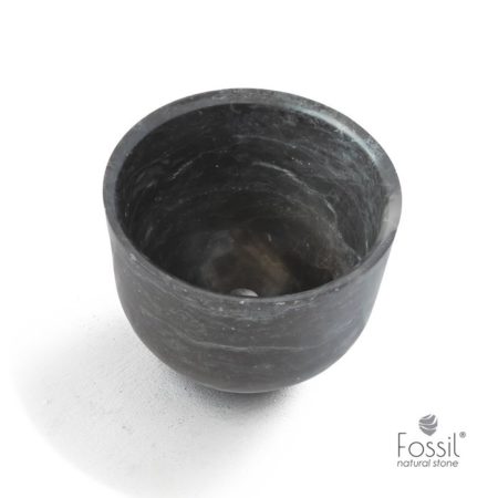 Νιπτήρας Μαρμάρινος Φ42 H.35 FOSSIL GREY