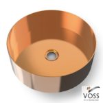 Νιπτήρας Επιτραπέζιος MILO Φ40 VOSS Inox PVD ROSE-GOLD
