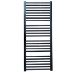 Μαύρο ίσιο θερμαντικό σώμα λουτρού (RAL9005) PURMO Flores Black FLO 1805 BLACK 180