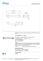 Λαβή Τοίχου 38 CM ΑΜΕΑ Inox MAT (Νέος Κωδικός G56JAS01) - Image 3