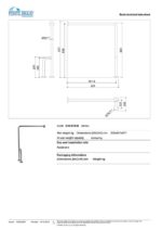 Μπάρα Τοίχου-Δαπέδου 80x87,7Y ΑΜΕΑ Inox MAT (Νέος Κωδικός G56JCS38) - Image 3