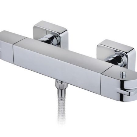 Θερμοστατική Μπαταρία Ντουζιέρας Χρωμέ