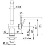 Μπαταρία κουζίνας FRANKE NEW ACTIVE L Χρωμέ 3156858010 - Image 3