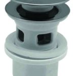 Βαλβίδα AMERICA με κλίκ πλαστική 10cm με υπερχείλιση