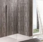 PANEL - Τζάμι διαφανές 100*195h/8mm με μπράτσο ST/ST 70-120 cm