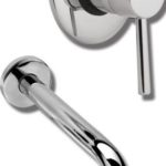 STILO - Μπαταρία εντοιχισμού νιπτήρα