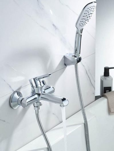 SILUETA - Μπαταρία λουτρού πλήρης Χρωμέ