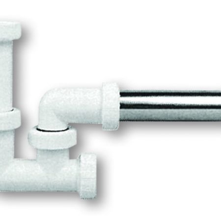 TAPAS - Σιφώνι πλαστικό νιπτήρα "S" χωρίς Βαλβίδα