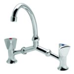 GLORIA - Μπαταρία νιπτήρα με γέφυρα