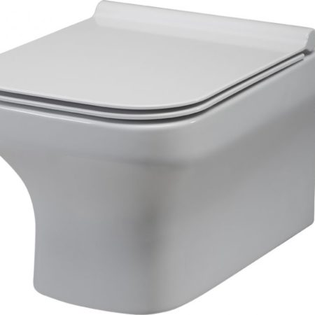 RIVIERA - Λεκάνη κρεμαστή με κάλυμμα UF S/C - HUIDA