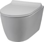 OMIKRON - NOVA Λεκάνη κρεμαστή με κάλυμμα S/C