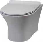 ANITA - Rimless - Λεκάνη κρεμαστή με Κάλυμμα S/C