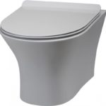 ANITA - Rimless - Λεκάνη κρεμαστή με Κάλυμμα S/C