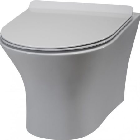 ANITA - Rimless - Λεκάνη κρεμαστή με Κάλυμμα S/C