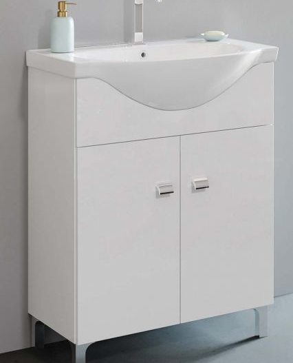 SMART-65 - Νιπτήρας επίπλου πορσελάνης 65*45
