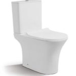 DORA - Λεκάνη Rimless ΧΠ/ΚΣ με κάλυμμα