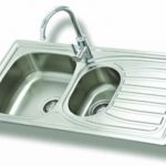 KORINA Finox 304 - Νεροχύτης 1/2 γούρνα 98**51*16 5*0 6mm