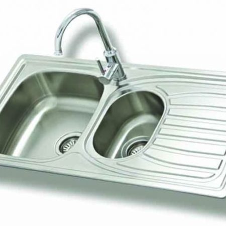 KORINA Finox 304 - Νεροχύτης 1/2 γούρνα 98**51*16 5*0 6mm