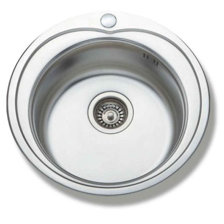 Finox 304 RONDO - Νεροχύτης 1 γούρνα dia49*18*0 6mm