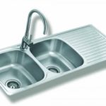 PRACTICA Finox 304 - Νεροχύτης 2 γούρνες+πόδια 118*48*15*0 6mm