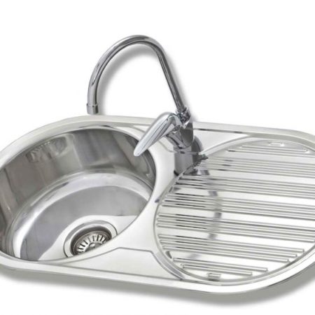 Finox 304 GLOBAL I NOVA - Νεροχύτης 1 γούρνα + πόδια 84*44*0 6mm