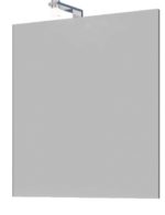 RUBINO-65 - Καθρέπτης με φώς LED 62*68 cm