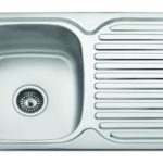 FIA Minox - 201 Ι Νεροχύτης 1 γούρνα + πόδια μονοκόματος 80Χ50