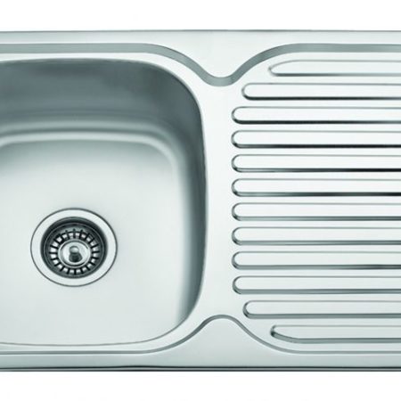 FIA Minox - 201 Ι Νεροχύτης 1 γούρνα + πόδια μονοκόματος 80Χ50