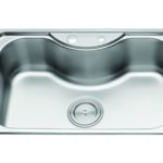 Finox - Νεροχύτης μονός -75 SAT75Χ48