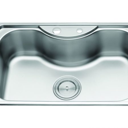 Finox - Νεροχύτης μονός -75 SAT75Χ48