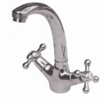 LEDA - Μπαταρία νιπτήρα βαρέως τύπου σκέτη