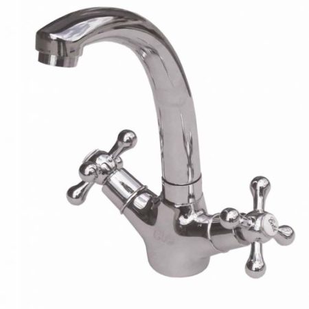 LEDA - Μπαταρία νιπτήρα βαρέως τύπου σκέτη