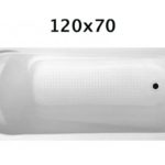 COMMON 120χ70 - Λουτήρας ακριλικός με βάση 120x70