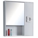 HOTEL Καθρέπτης -PVC Λευκό 80x13x80h cm