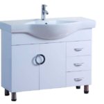 LONG LIFE -Νιπτήρας πορσελάνης 100*54*82 λευκός