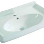 VENEZIA-80 - Νιπτήρας πορσελάνης σκέτος 80 λευκός