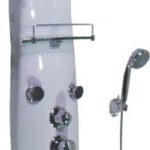 ZIZANIO Μπαταρία -στήλη μπάνιου 130*27 λευκή