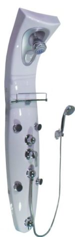 ZIZANIO Μπαταρία -στήλη μπάνιου 130*27 λευκή