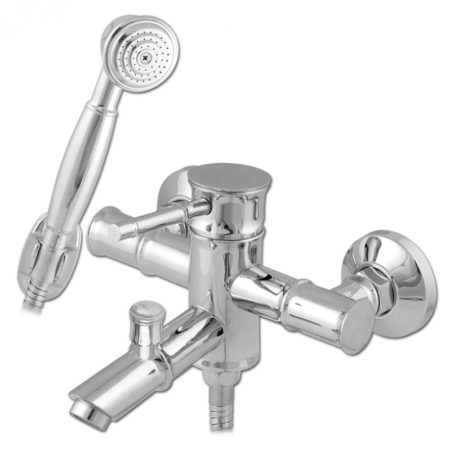 BAMBOO - Μπαταρία λουτρού Χρωμέ πλήρης