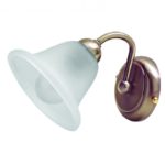 Απλίκα με ροζέτα τοίχου Μπρονζέ