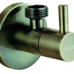 Βιτρίνα - Διακόπτης 1/2x1/2 Μπρονζέ