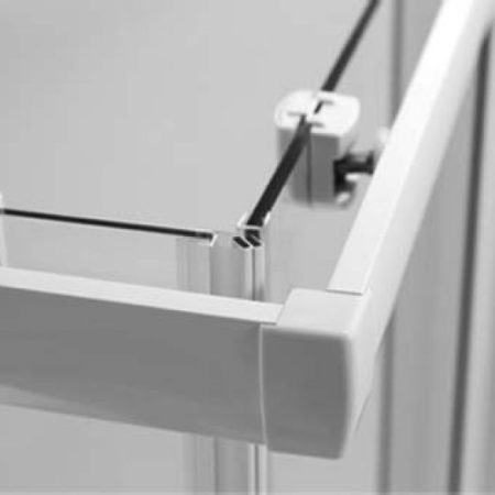 Ροδάκι Καμπίνας BIANCA μονό 1 τρύπα κάτω σημείο