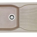 με NTO - Νεροχύτης 1 γούρνα με πόδια 100*50 Μπέζ - Καφέ