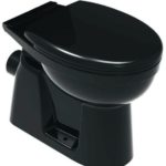 PORTA Μαύρο - Λεκάνη ΧΠ/ΠΣ με κάλυμμα Μαύρο - HUIDA