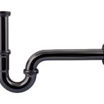 Σιφώνι πίπας BRASS Μαύρο