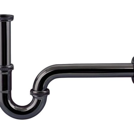 Σιφώνι πίπας BRASS Μαύρο