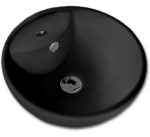 D-450 Νιπτήρας μάτ Μαύρο 450*450*170
